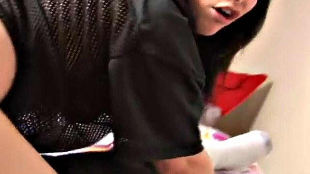 POV cock tease slut gyrates all over dick