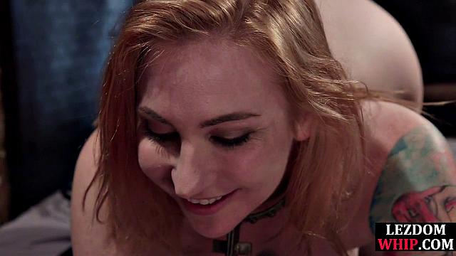 Lezdom fingering and using strapon