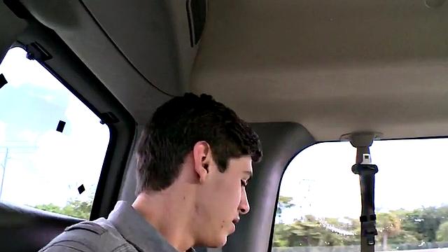 Str8 dude fucks nympho stud in ass in missionary