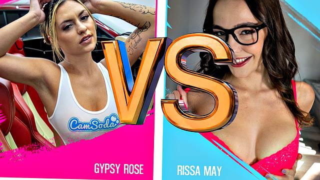 Camsoda - Two sluts compete in POV masturbation