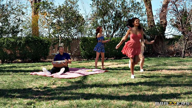 Sneaking Two Dicks At BFF's Picnic