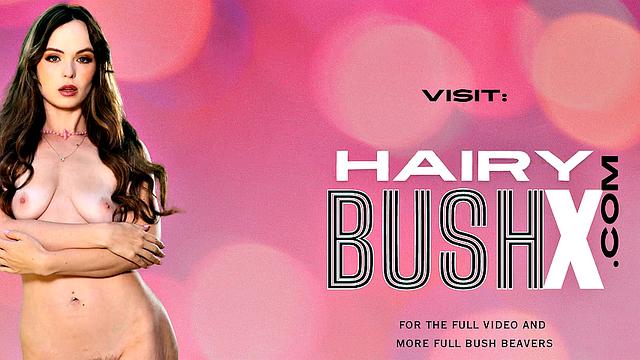 Hairy busty MILF rammed on couch by young dude