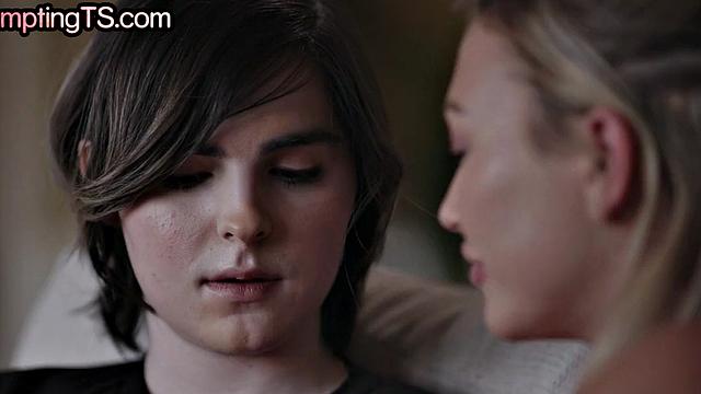 Petite lesbian doggystyling raunchy MILF