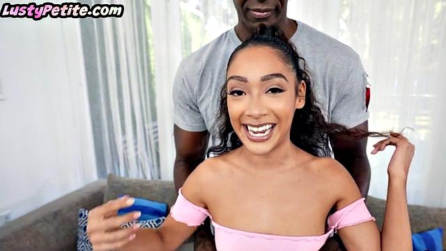 21yo petite babe smashed by BBC