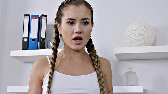 Sweetie begs for teacher's mercy