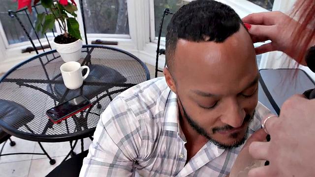 Stunning TS slut IR fucked by BBC before she fucks him