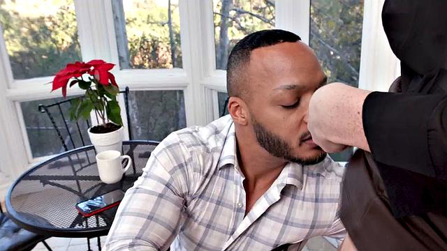 Stunning TS slut IR fucked by BBC before she fucks him