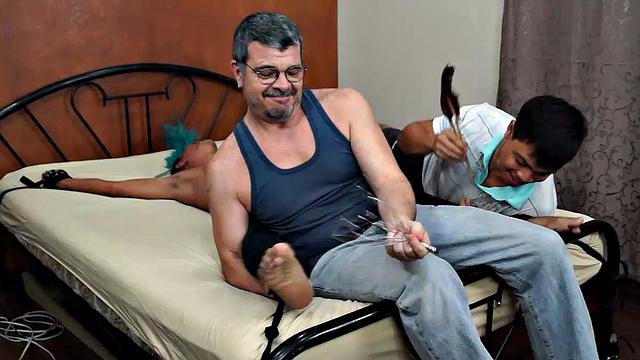 Tickling Alex for Cum