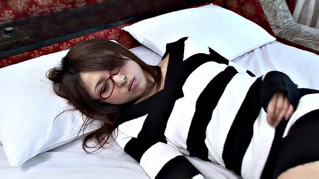 Rino Mizusawa got caught in her room by a horny guy