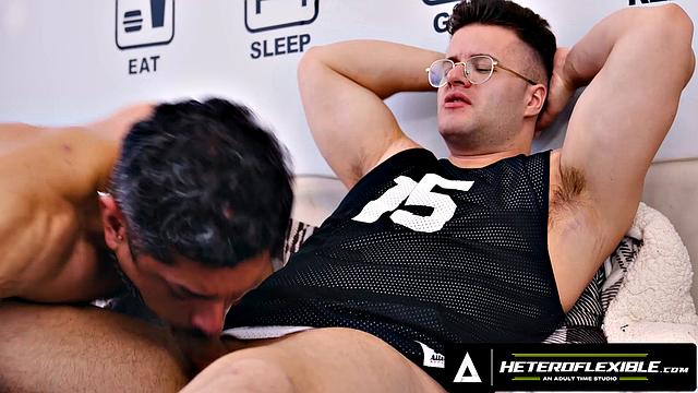 HETEROFLEXIBLE - Straight Stud Went From Giving Buddy A Naive Handjob To Getting Assfucked!