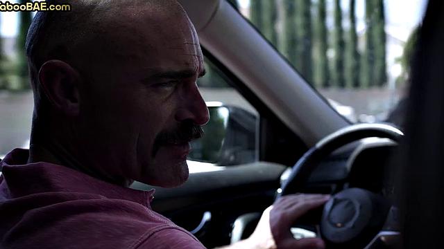 Petite babe deepthroating driver