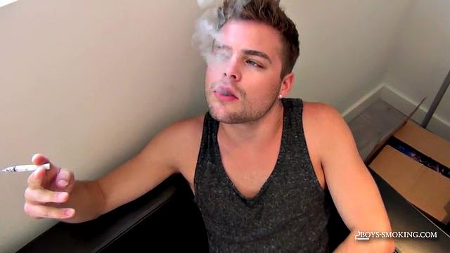 Dustin Fitch Enjoys Smoking Menthol while Stroking
