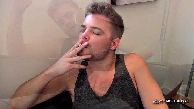 Dustin Fitch Enjoys Smoking Menthol while Stroking