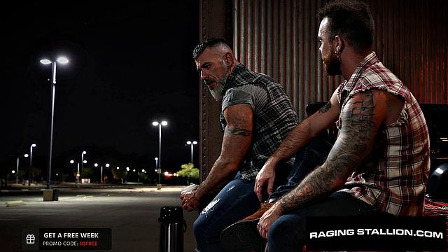 RagingStallion - Hairy Trucked Drilled By Hunk In Abandoned Parking Lot