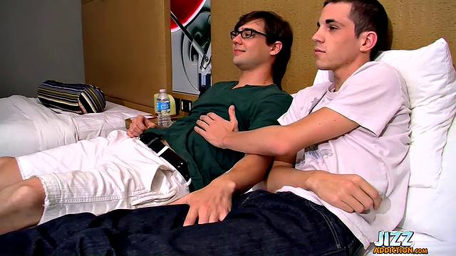 Zack Takes Two Shots Of Juice - Conner Bradley And Zack Randall