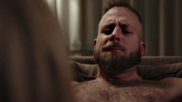 Busty mature trans babe fucks bf before tugjob and sucking