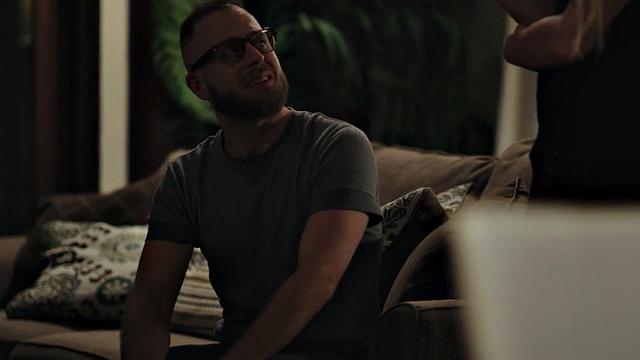 Busty mature trans babe fucks bf before tugjob and sucking