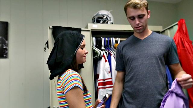 Petite Teen Plowed By Football Player