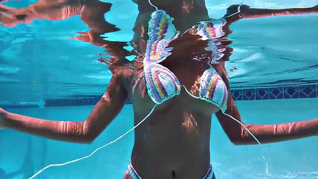 Oiled-up ebony babe with a big ass takes a hard pounding from BWC in her wet pussy hole