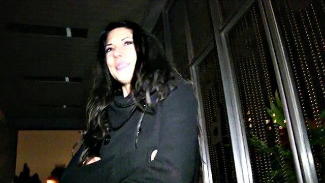 Spanish babe fucks a stranger for cash