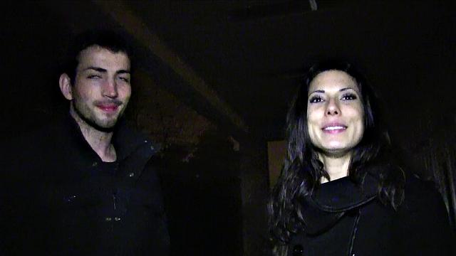 Spanish babe fucks a stranger for cash