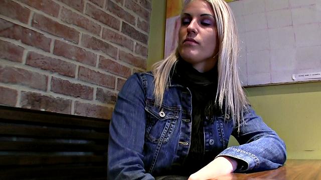 Cock in the Coffee Shop