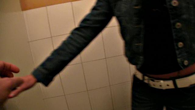 Cock in the Coffee Shop