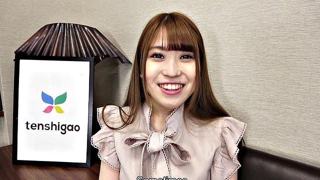 Natsu Ogura makes a video for her daddy to watch