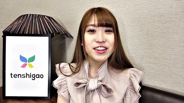 Natsu Ogura makes a video for her daddy to watch