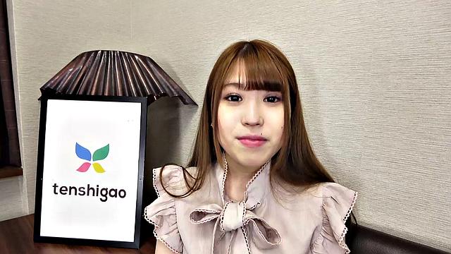 Natsu Ogura makes a video for her daddy to watch