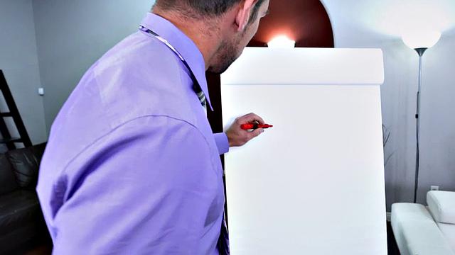 Stepmom with massive tits gets a rough spanking before getting a hot load in her mouth