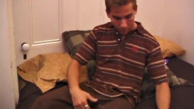 Brock Labelli jerks off on camera and clearly enjoys his solo time