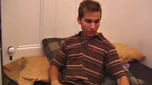 Brock Labelli jerks off on camera and clearly enjoys his solo time