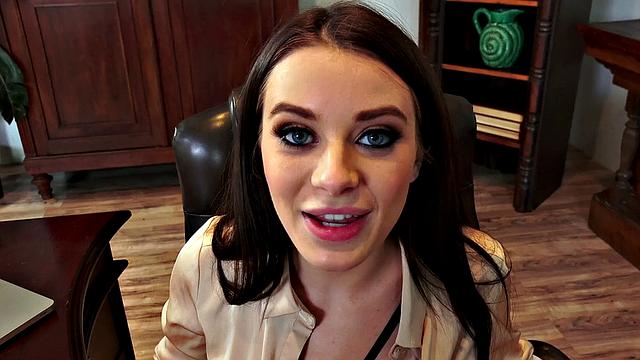 Lana Rhoades gets nailed hard at the office like a pro