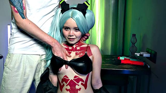 Big Cock For Busty Anime Babe Rebecca Nikson