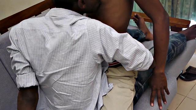 Nubian twink from Africa gets plowed in black ass