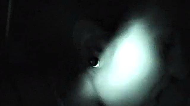 Naughty night vision slut sucks dick