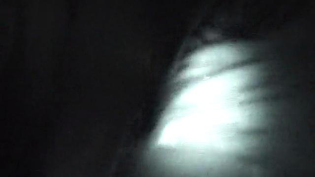 Naughty night vision slut sucks dick