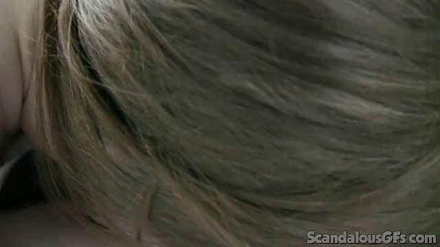 Sexy Horny Babe Sucks Cock Outdoors