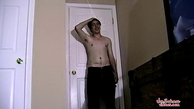 Straight Boy Stroking His Dick - Kevin