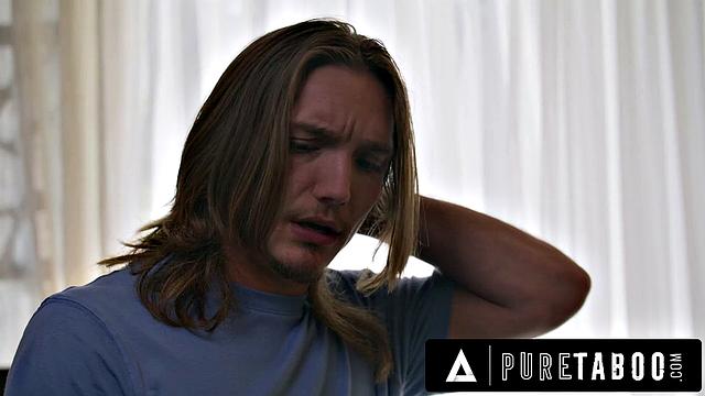 PURE TABOO Hot Asian Stepsis Lulu Chu Taunts Stepbro During Sex With Stepmom's Nudes!