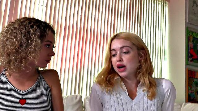 Real amateur Petite Slut learns HJ in POV FFM 3some