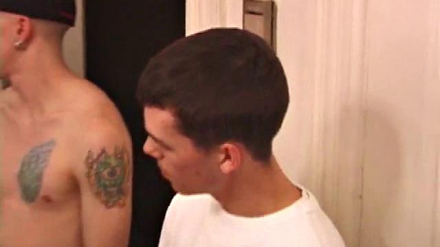 Eight Guys Stroking Cock