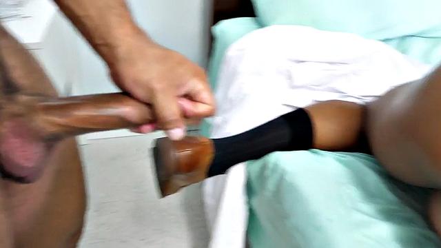 Bisex IR MILF fucked in hospital 3some by bisexual doctors