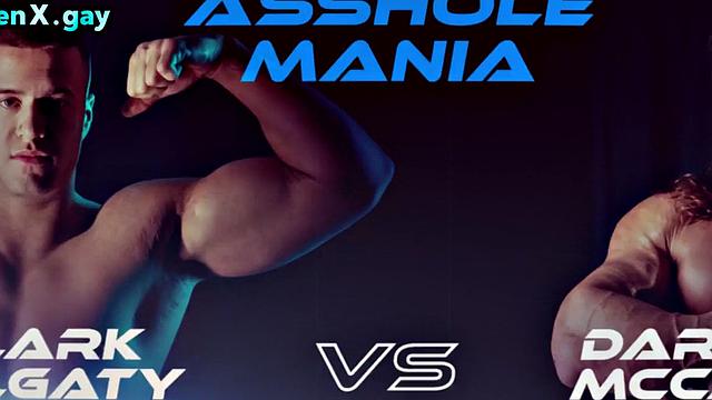 Manly jocks bareback box boxing judge in 3some after fight
