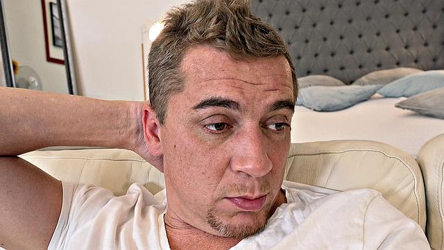 Ginger babe fucks for job