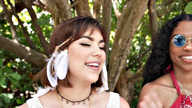 Эден Уэст, Лилит Грейс и Фиджи Фалзз трахаются с богатым мужчиной