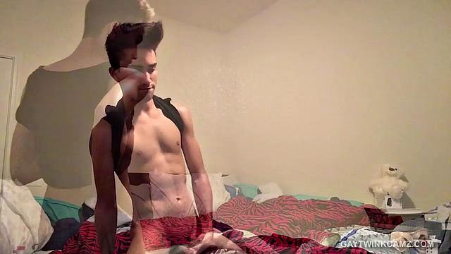 Hung Latin Twink Lucas Jacks On Camera