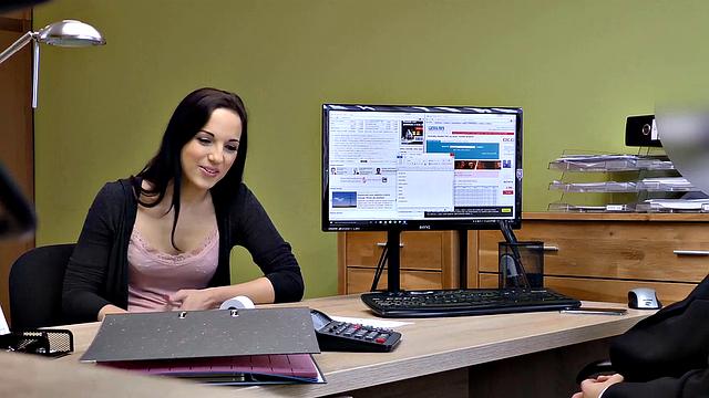 LOAN4K. Chick does sex in exchange for a bank loan