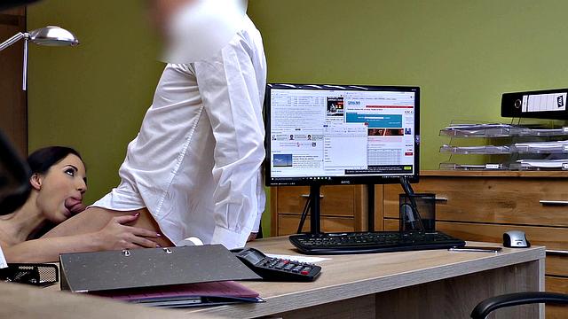 LOAN4K. Chick does sex in exchange for a bank loan